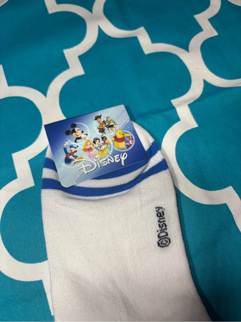 New White Donald Duck Crew Socks - Women
